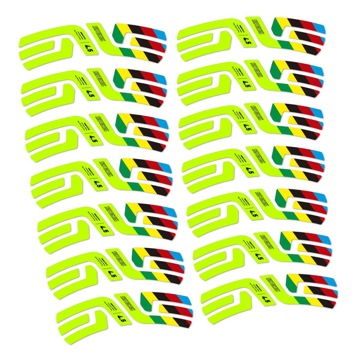 Stickers roue vélo ENVE SES 4.5 Disc 2022 World Champs autocollant vinyle