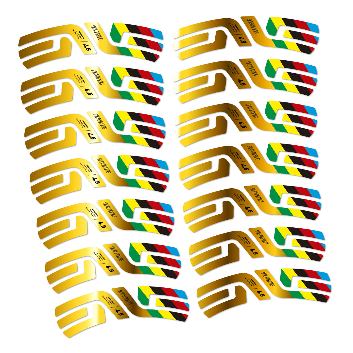 Stickers roue vélo ENVE SES 4.5 Disc 2022 World Champs autocollant vinyle