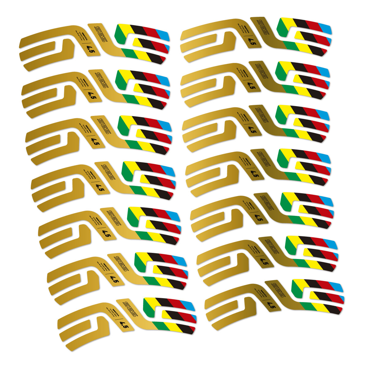 Stickers roue vélo ENVE SES 4.5 Disc 2022 World Champs autocollant vinyle