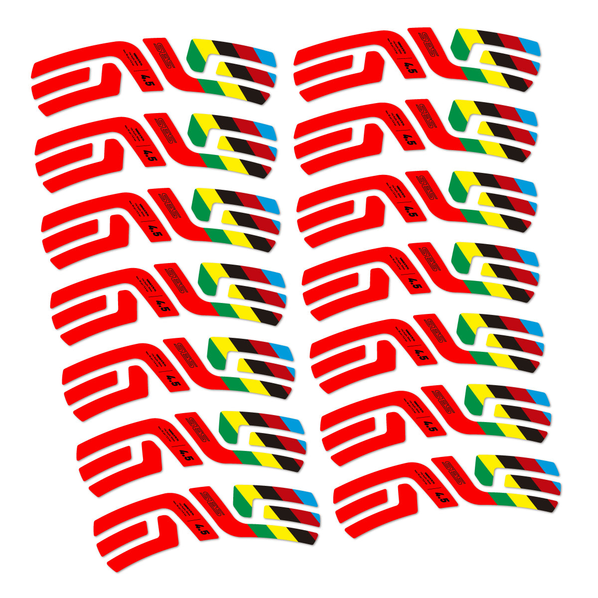 Stickers roue vélo ENVE SES 4.5 Disc 2022 World Champs autocollant vinyle