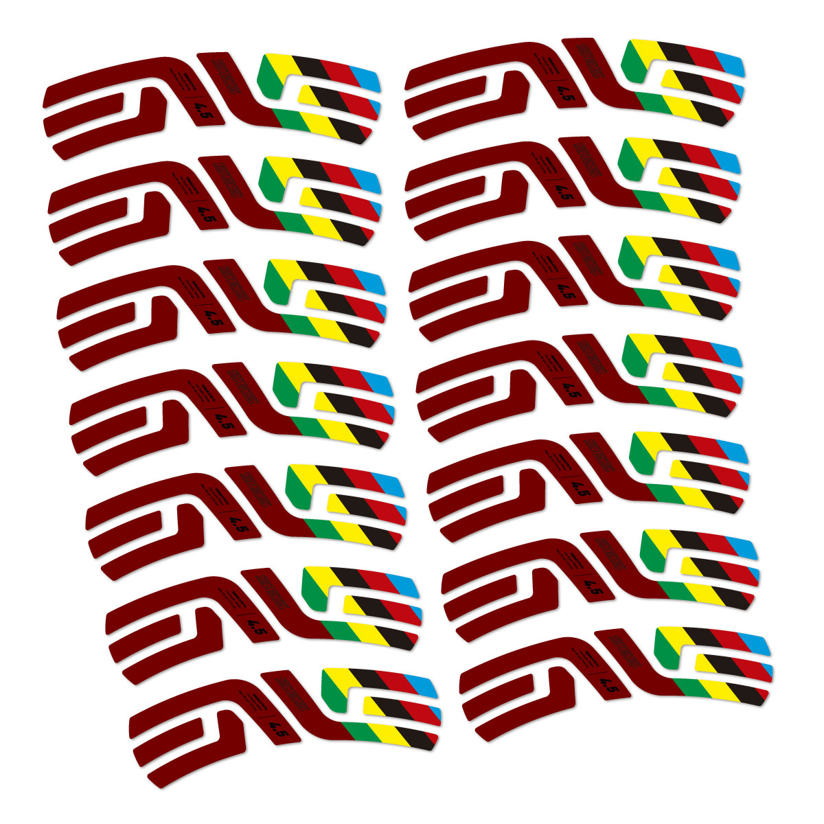 Stickers roue vélo ENVE SES 4.5 Disc 2022 World Champs autocollant vinyle