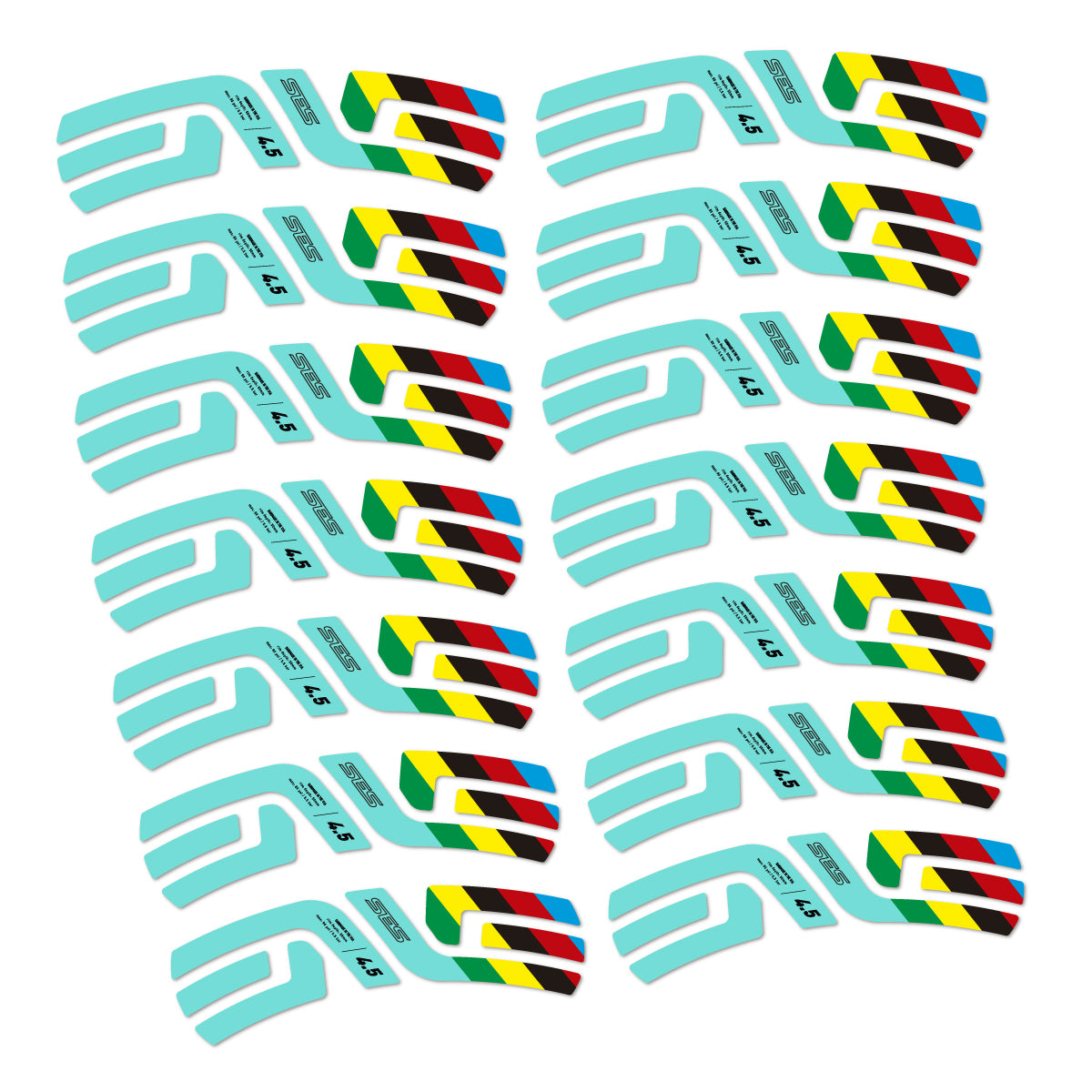 Stickers roue vélo ENVE SES 4.5 Disc 2022 World Champs autocollant vinyle