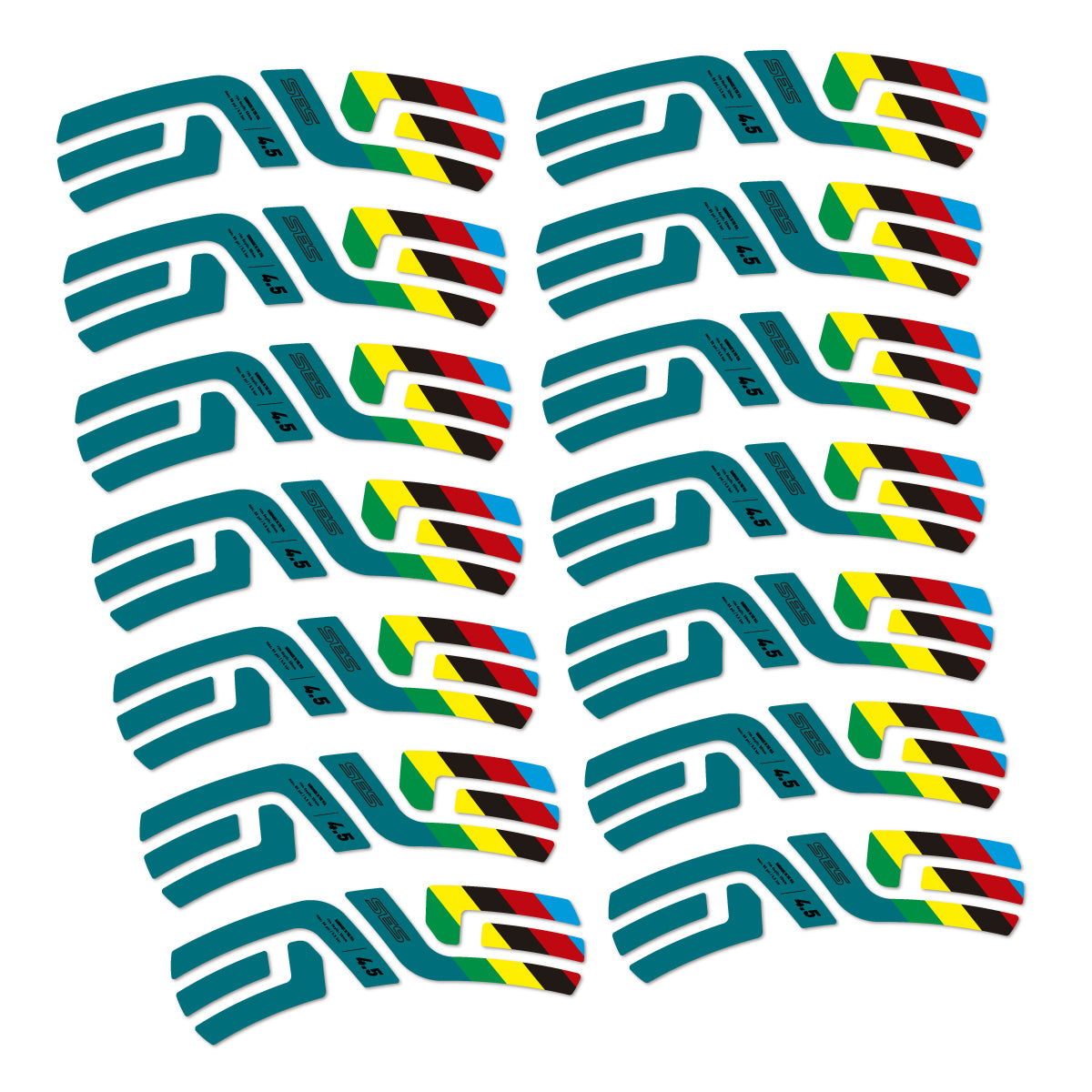 Stickers roue vélo ENVE SES 4.5 Disc 2022 World Champs autocollant vinyle