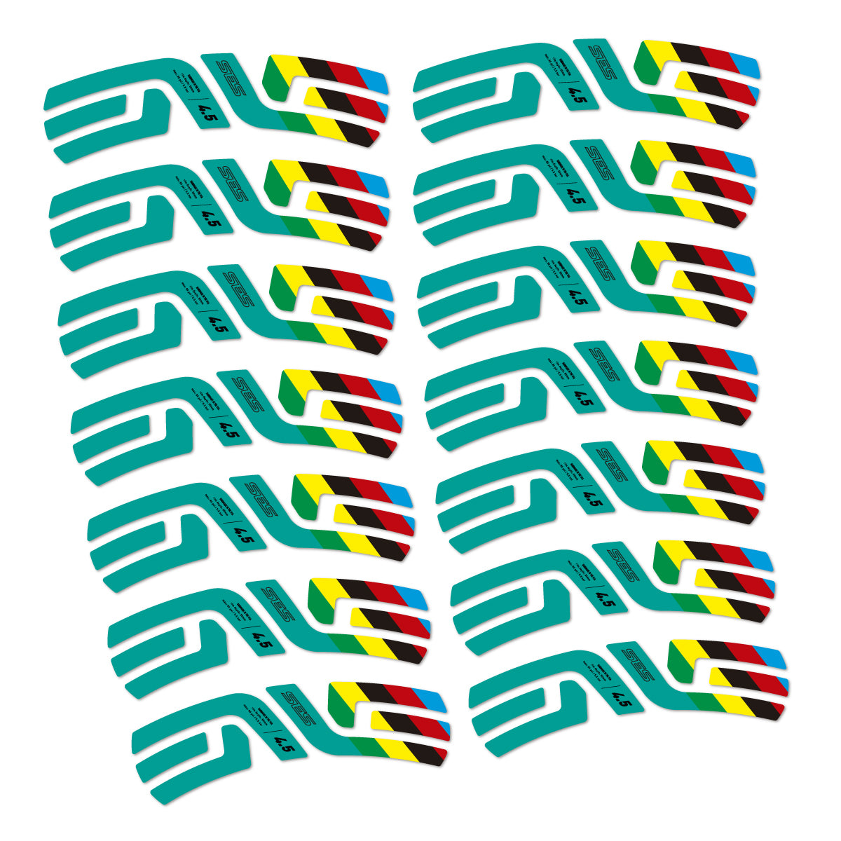 Stickers roue vélo ENVE SES 4.5 Disc 2022 World Champs autocollant vinyle