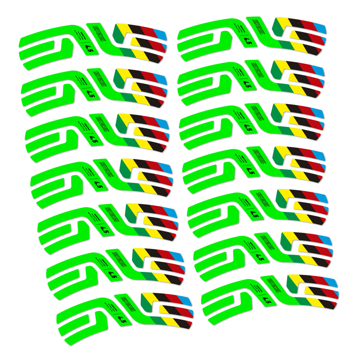 Stickers roue vélo ENVE SES 4.5 Disc 2022 World Champs autocollant vinyle