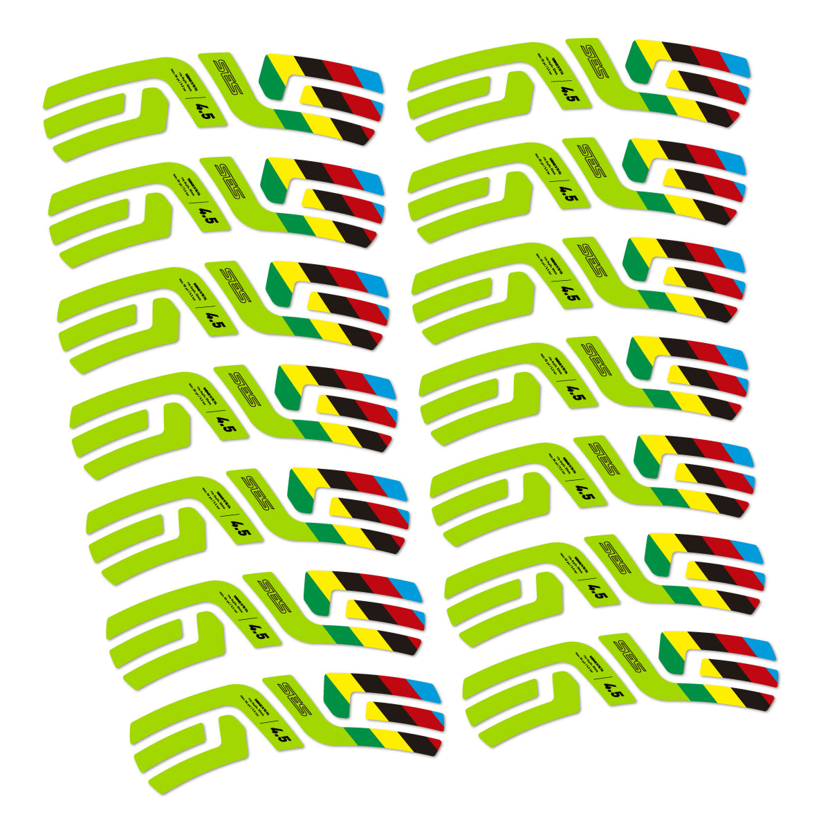 Stickers roue vélo ENVE SES 4.5 Disc 2022 World Champs autocollant vinyle