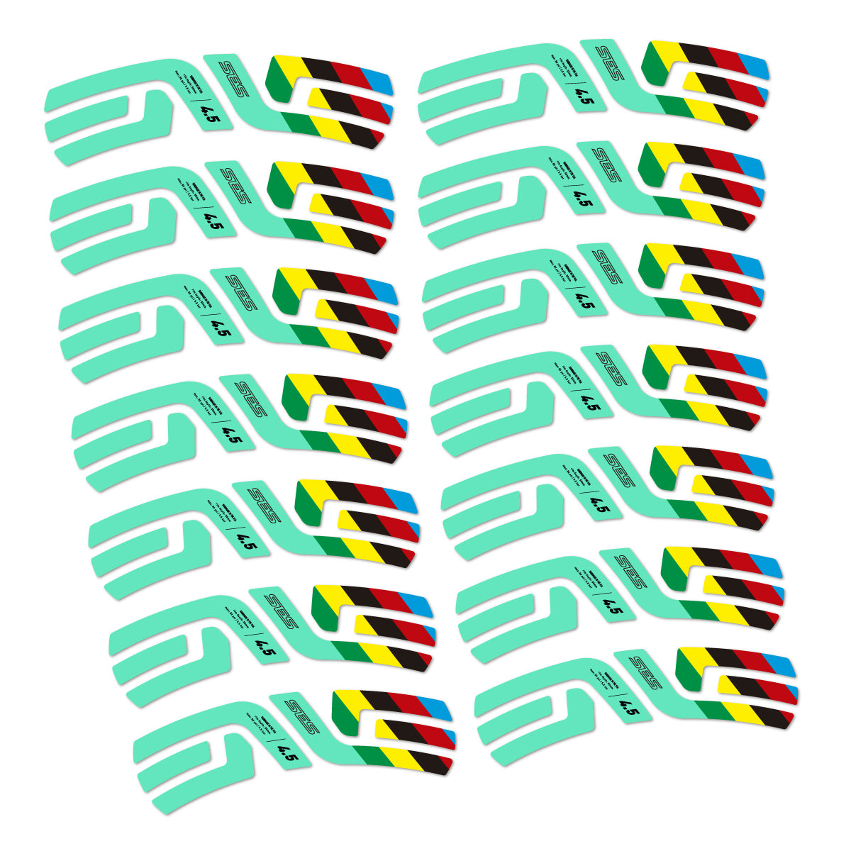 Stickers roue vélo ENVE SES 4.5 Disc 2022 World Champs autocollant vinyle