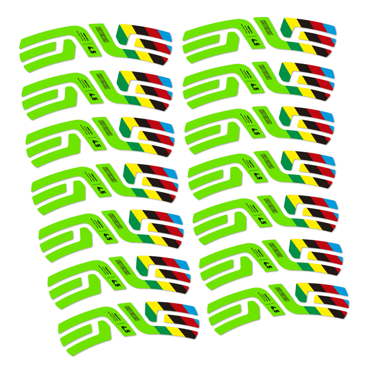 Stickers roue vélo ENVE SES 4.5 Disc 2022 World Champs autocollant vinyle