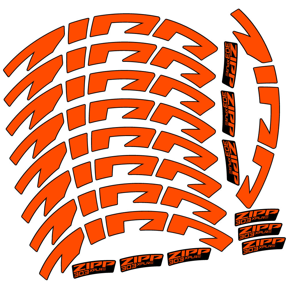Stickers Zipp 303 XPLR S compatibles Autocollants roues Route