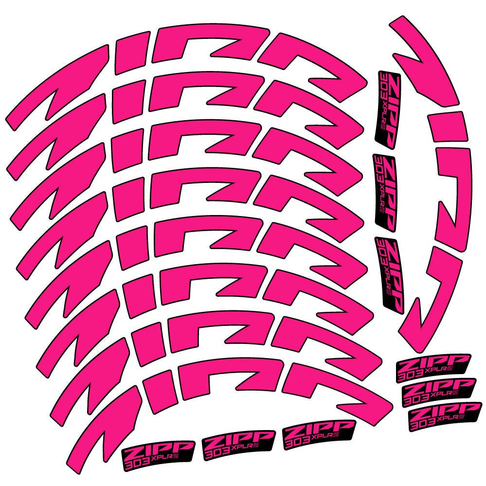 Stickers Zipp 303 XPLR S compatibles Autocollants roues Route