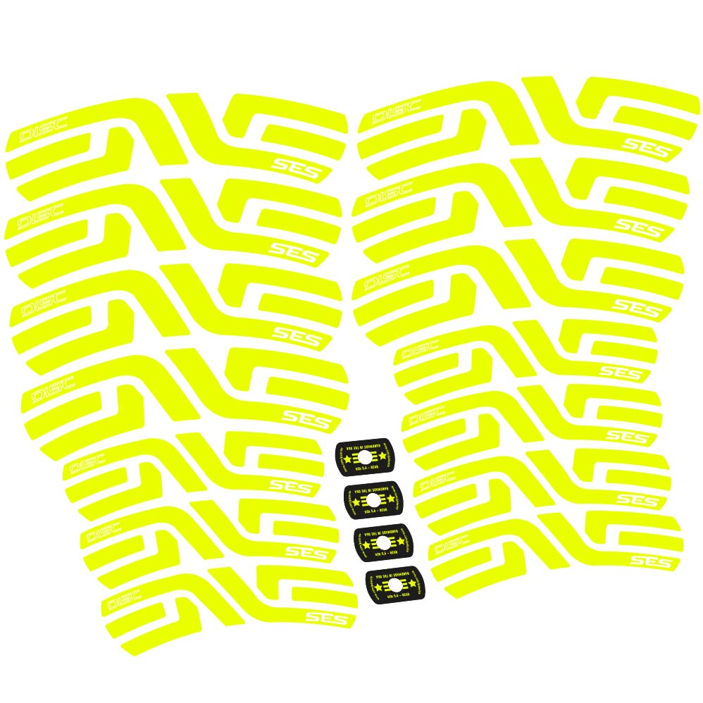 Stickers Enve SES, Route 55+65mm compatibles Autocollants roues Route