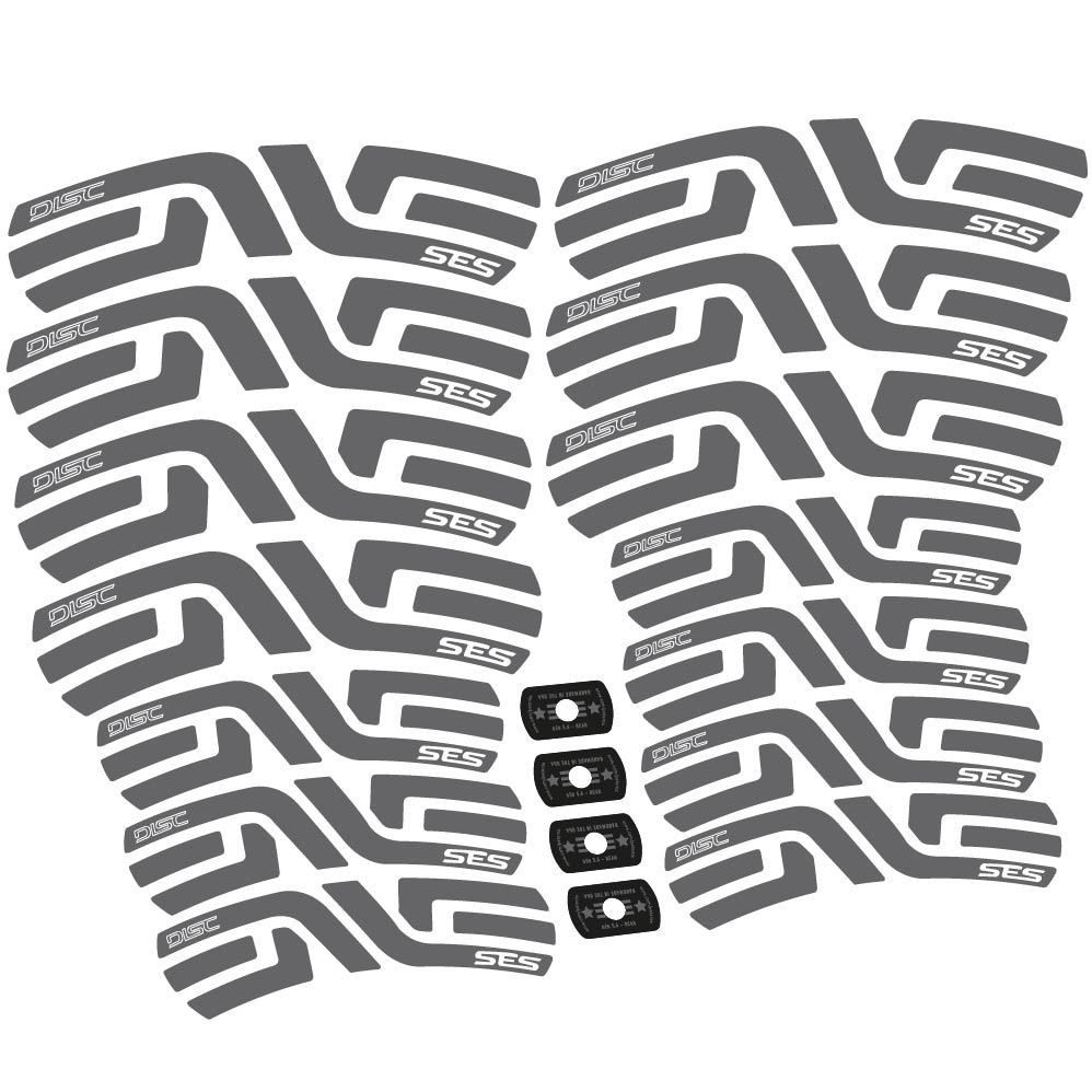 Stickers Enve SES, Route 55+65mm compatibles Autocollants roues Route