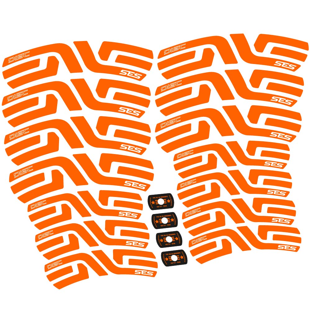 Stickers Enve SES, Route 55+65mm compatibles Autocollants roues Route