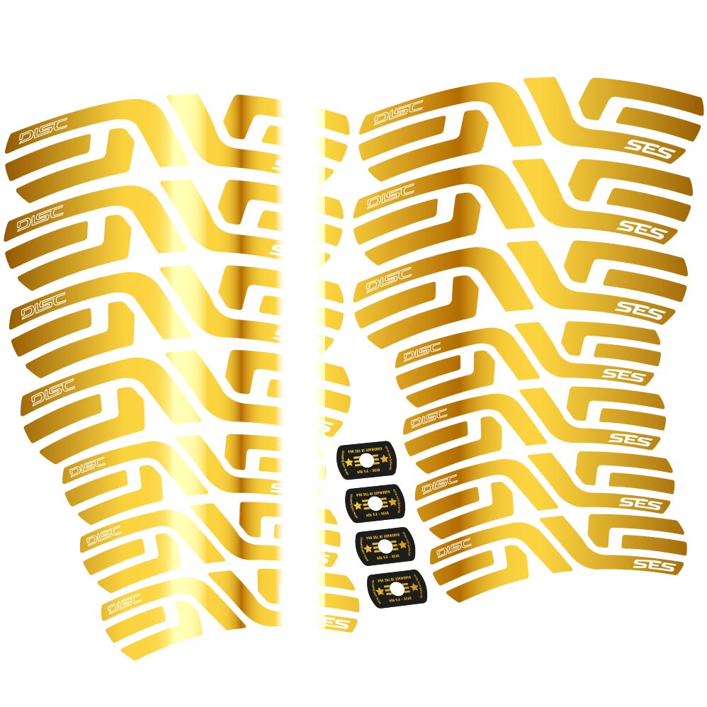 Stickers Enve SES, Route 55+65mm compatibles Autocollants roues Route