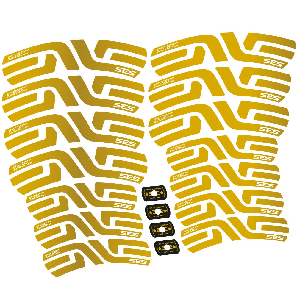 Stickers Enve SES, Route 55+65mm compatibles Autocollants roues Route