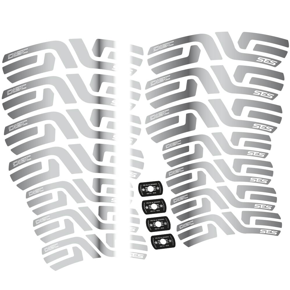 Stickers Enve SES, Route 55+65mm compatibles Autocollants roues Route