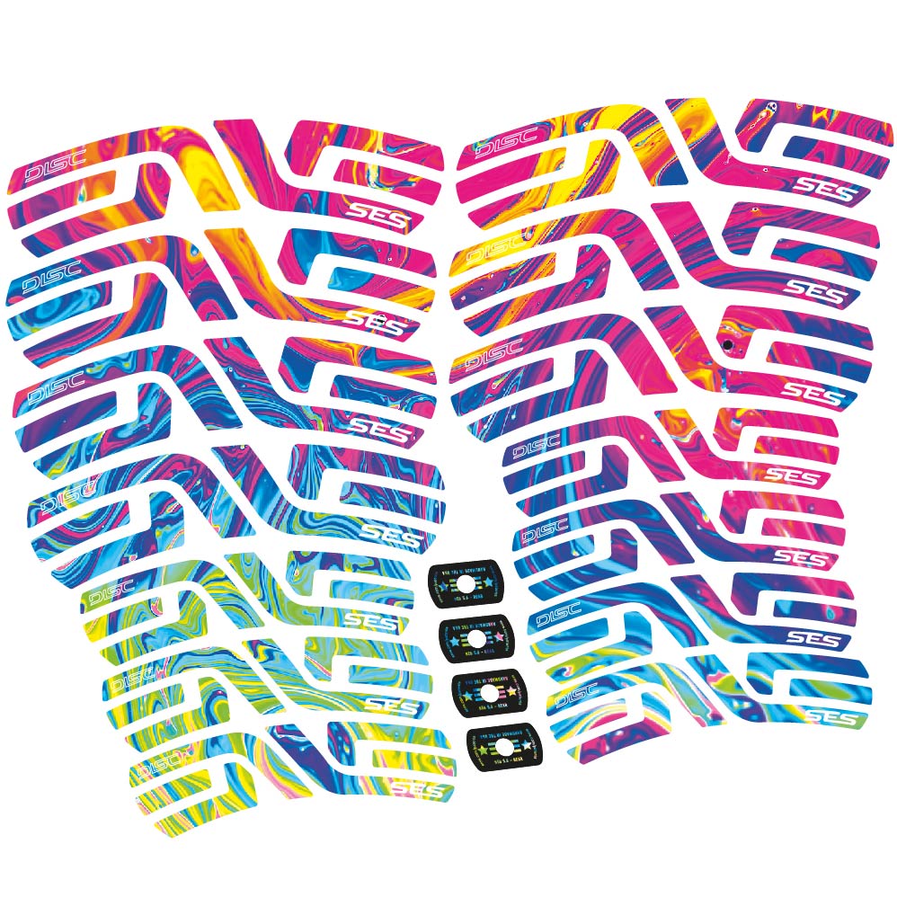 Stickers Enve SES, Route 55+65mm compatibles Autocollants roues Route