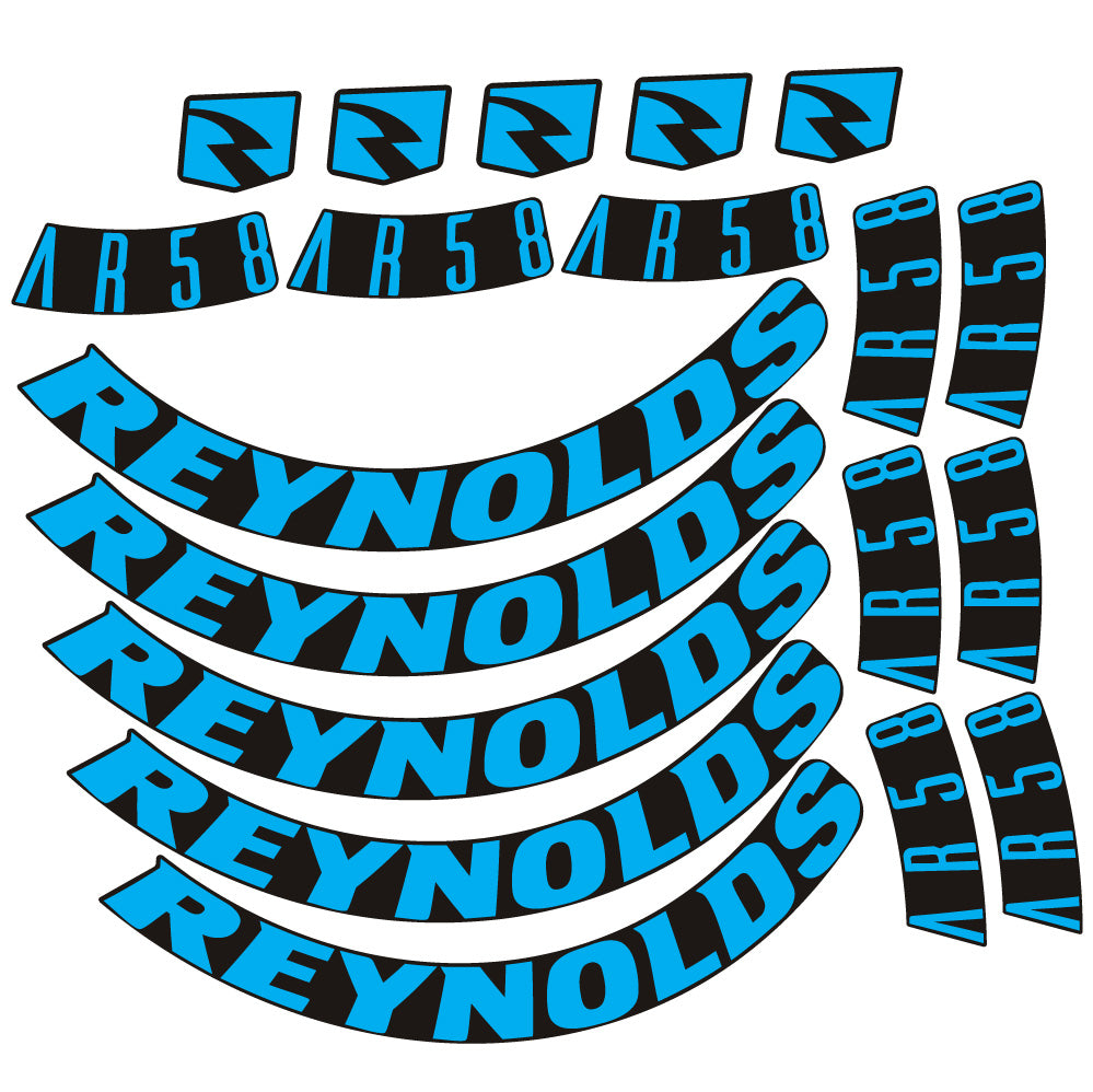 Stickers Reynolds AR58 DB Disc compatibles Autocollants roues Route