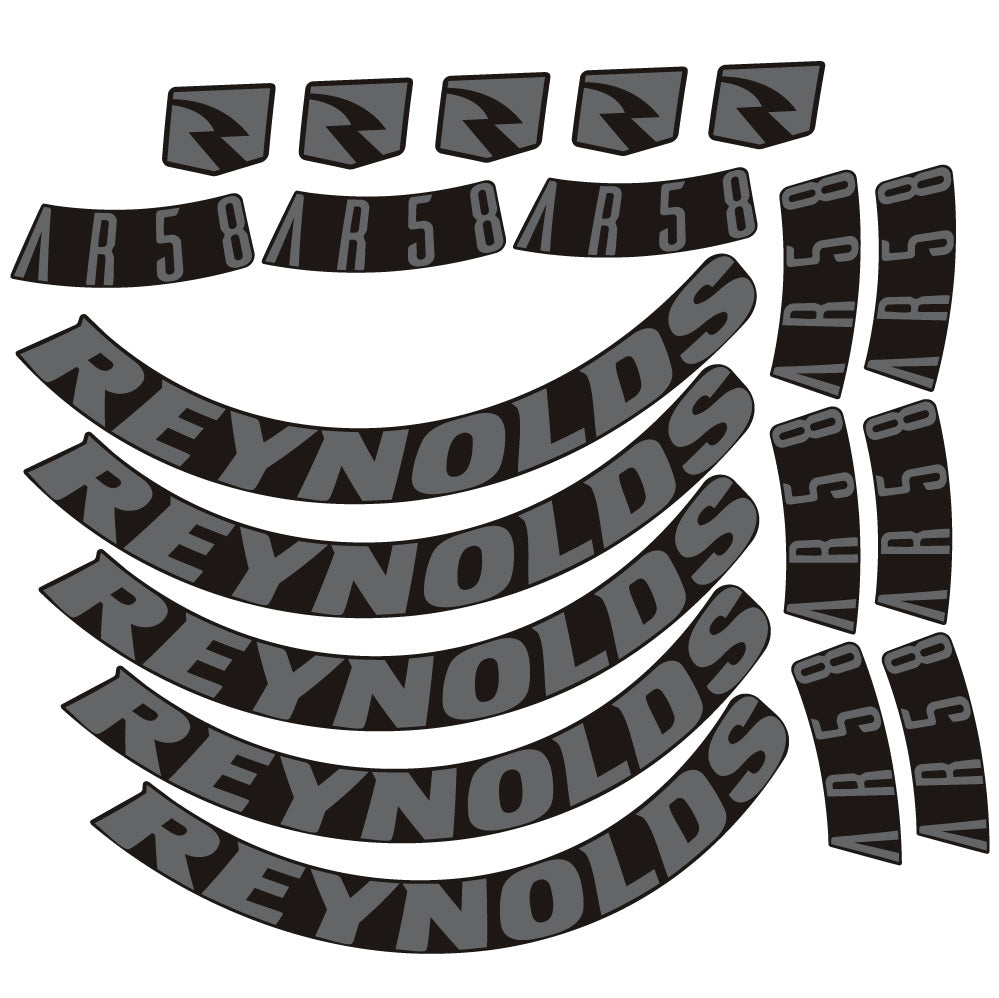 Stickers Reynolds AR58 DB Disc compatibles - Autocollants roue vélo route