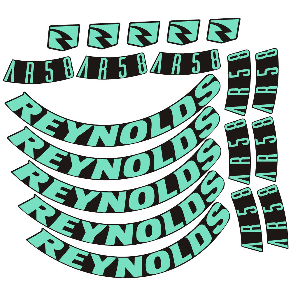 Stickers Reynolds AR58 DB Disc compatibles - Autocollants roue vélo route