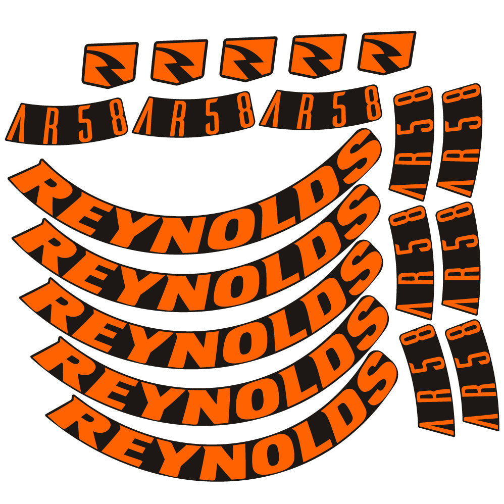 Stickers Reynolds AR58 DB Disc compatibles - Autocollants roue vélo route