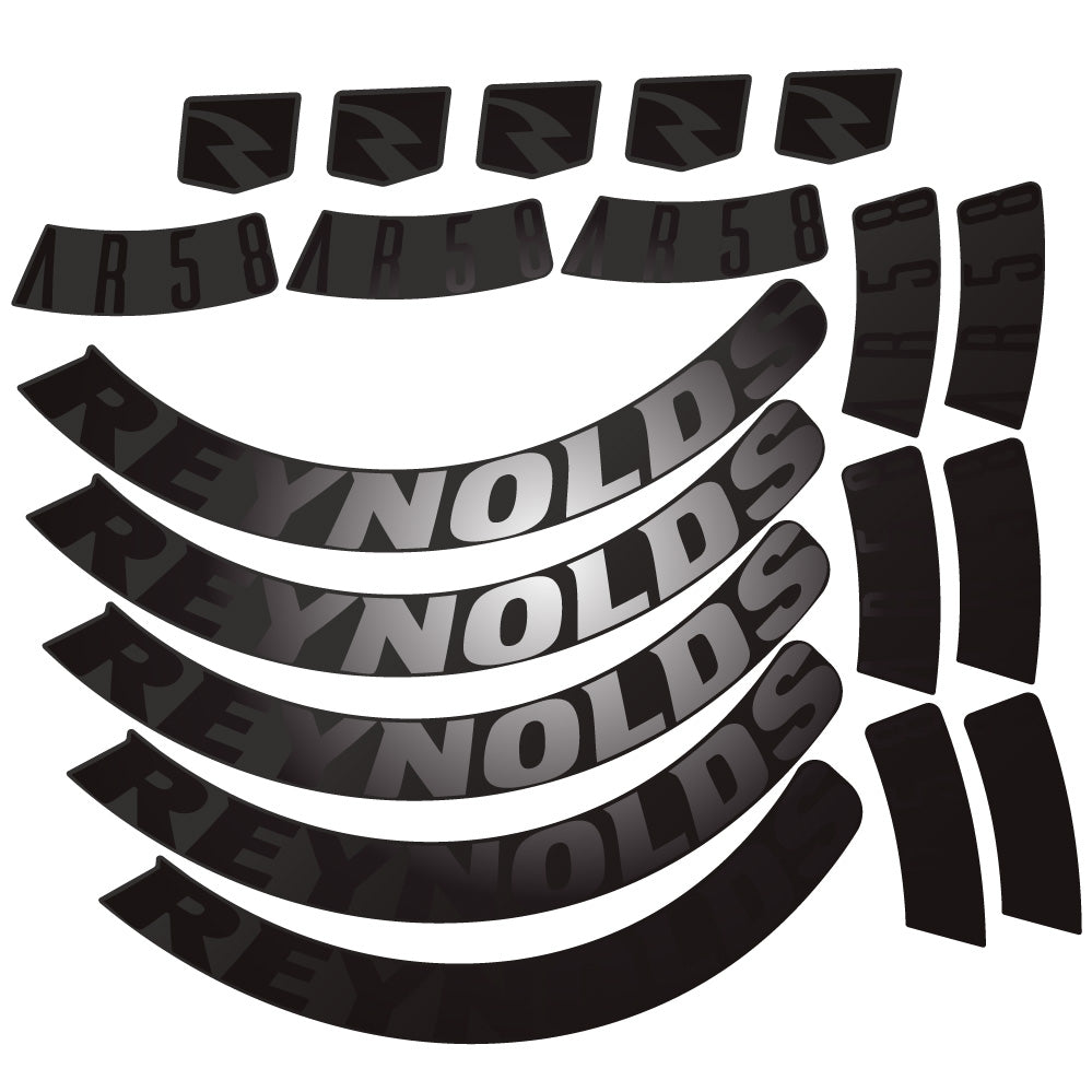 Stickers Reynolds AR58 DB Disc compatibles - Autocollants roue vélo route
