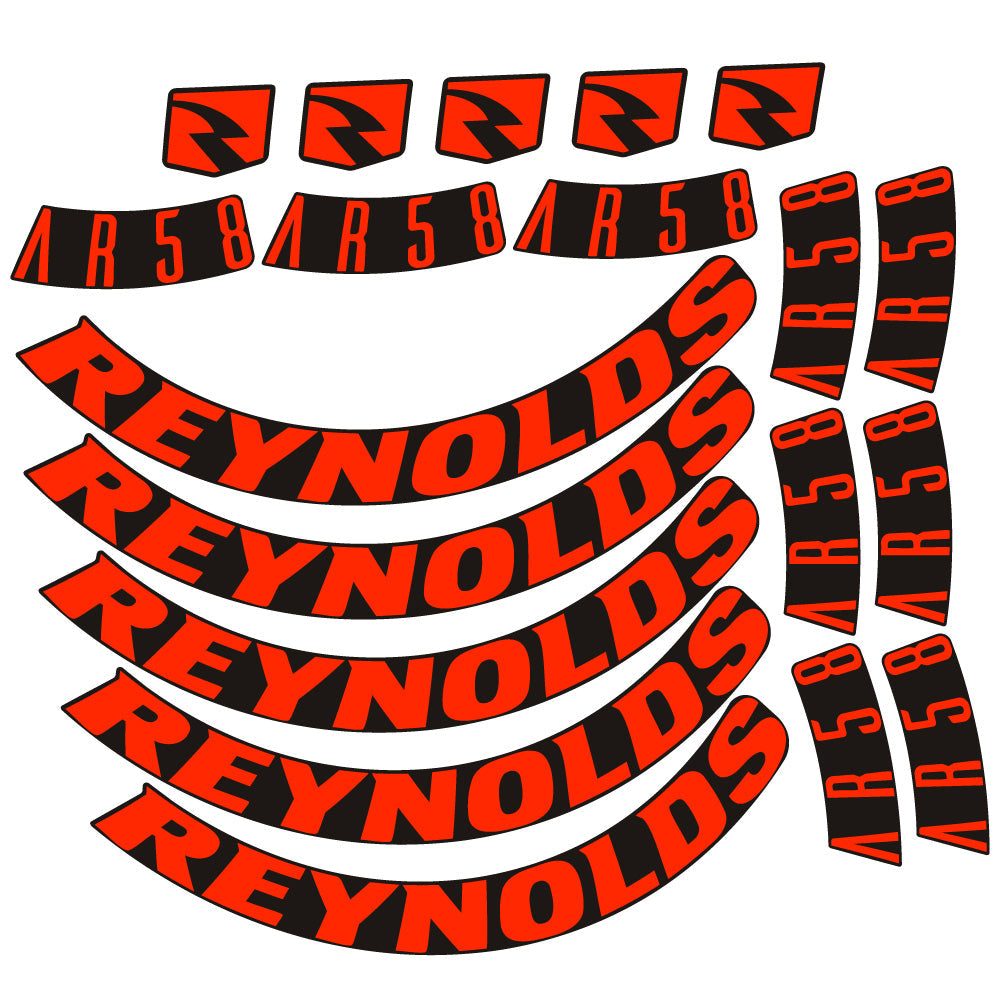 Stickers Reynolds AR58 DB Disc compatibles - Autocollants roue vélo route