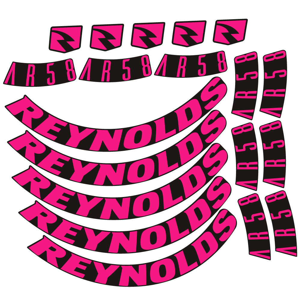 Stickers Reynolds AR58 DB Disc compatibles - Autocollants roue vélo route