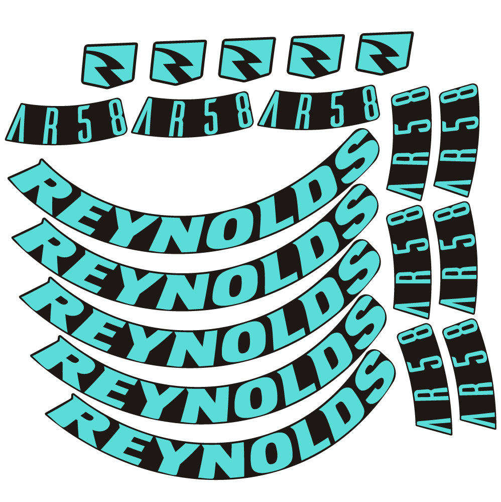 Stickers Reynolds AR58 DB Disc compatibles Autocollants roues Route