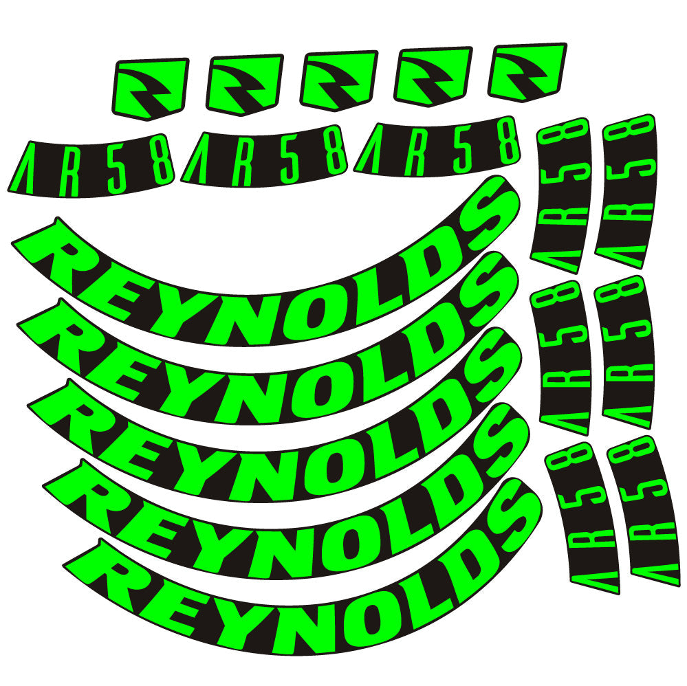 Stickers Reynolds AR58 DB Disc compatibles Autocollants roues Route