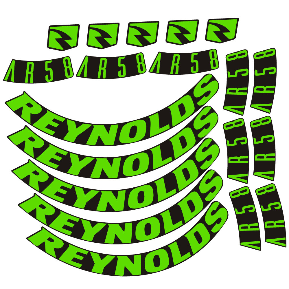 Stickers Reynolds AR58 DB Disc compatibles - Autocollants roue vélo route