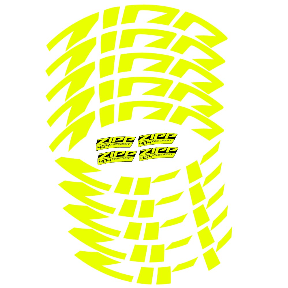 Stickers Zipp 404 FireCrest Disc 2022 compatibles Autocollants roues Route