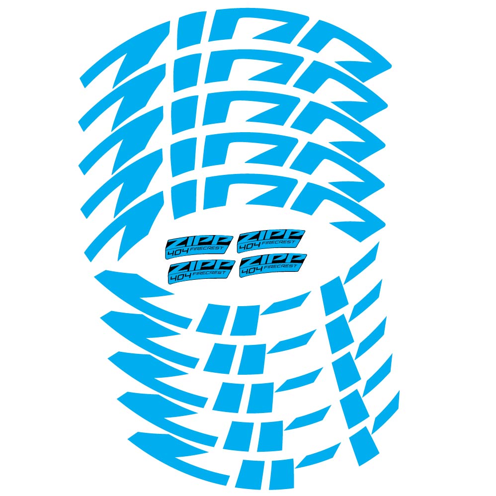 Stickers Zipp 404 FireCrest Disc 2022 compatibles Autocollants roues Route