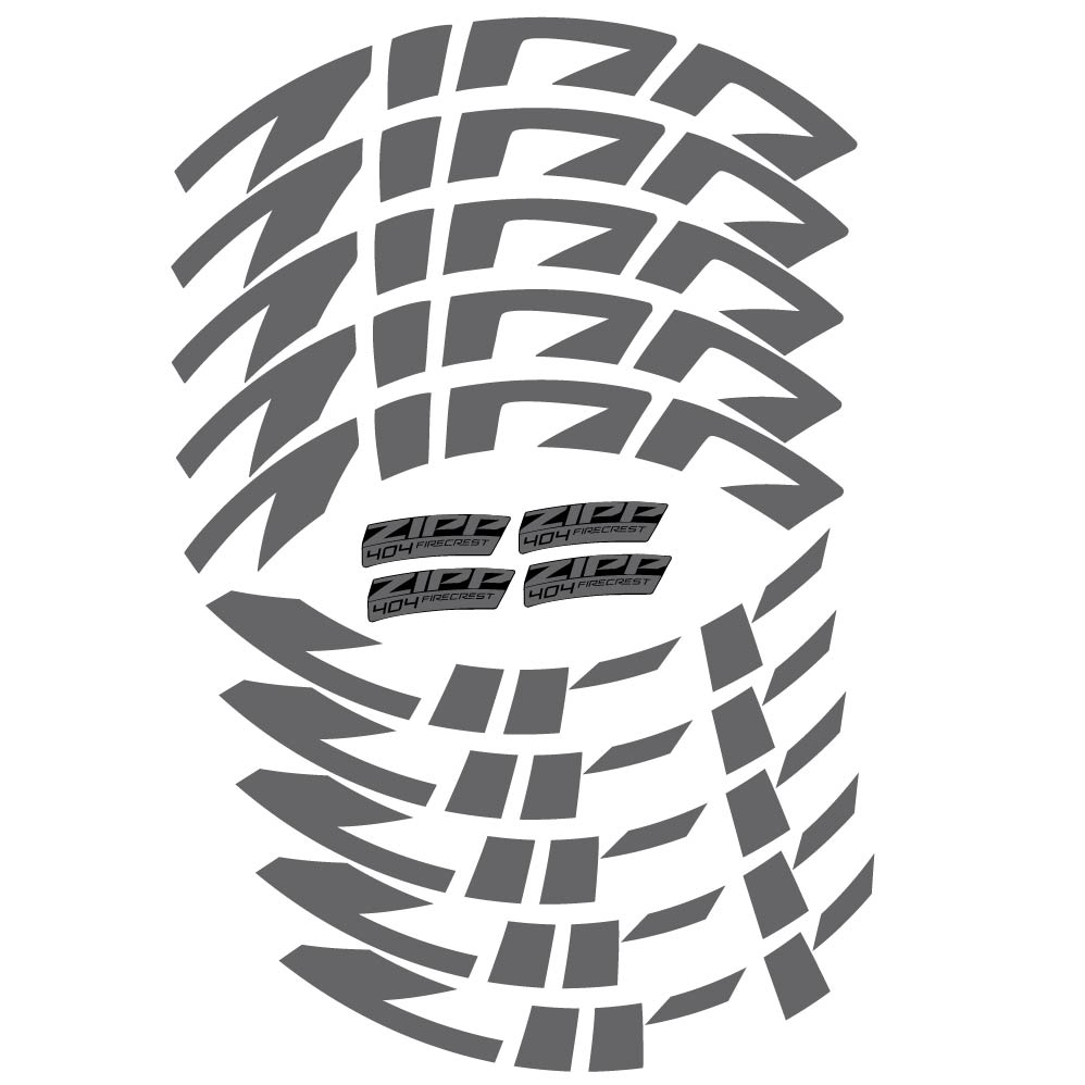 Stickers Zipp 404 FireCrest Disc 2022 compatibles Autocollants roues Route