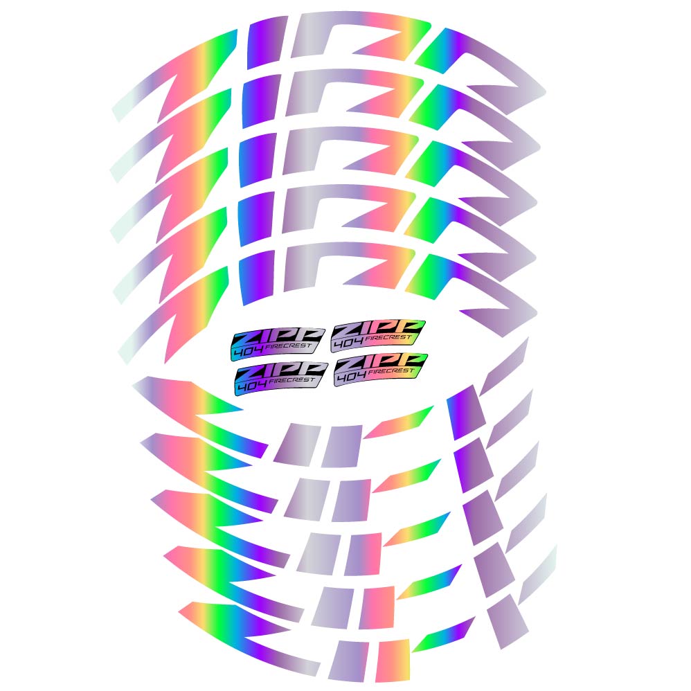 Stickers Zipp 404 FireCrest Disc 2022 compatibles Autocollants roues Route