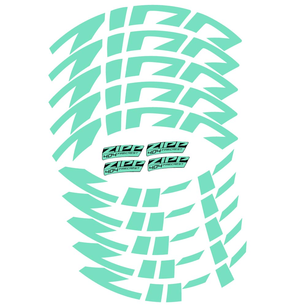 Stickers Zipp 404 FireCrest Disc 2022 compatibles Autocollants roues Route