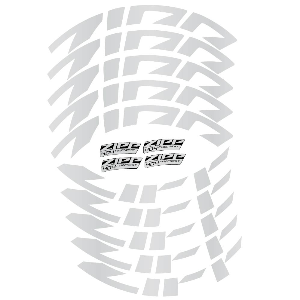 Stickers Zipp 404 FireCrest Disc 2022 compatibles Autocollants roues Route