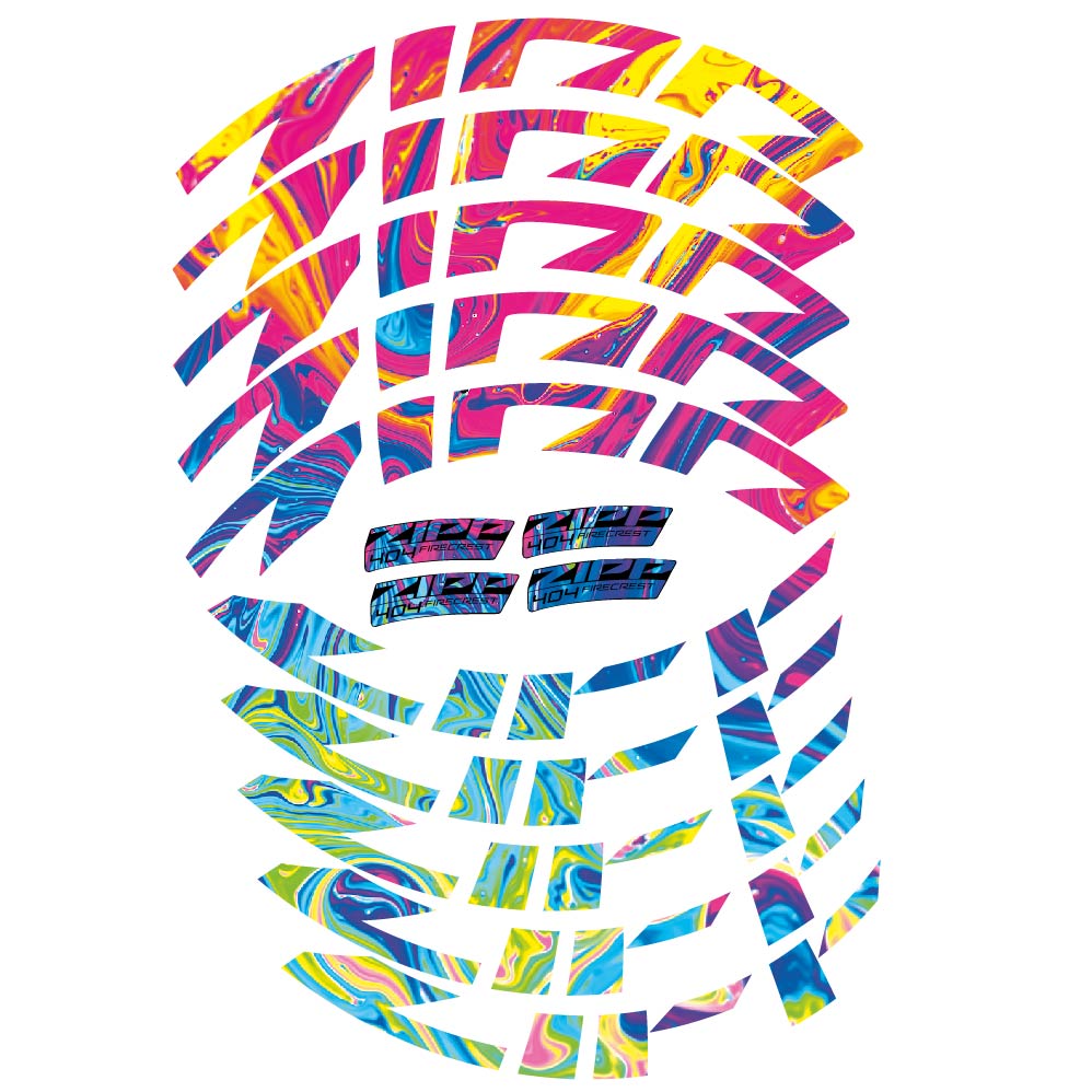 Stickers Zipp 404 FireCrest Disc 2022 compatibles Autocollants roues Route