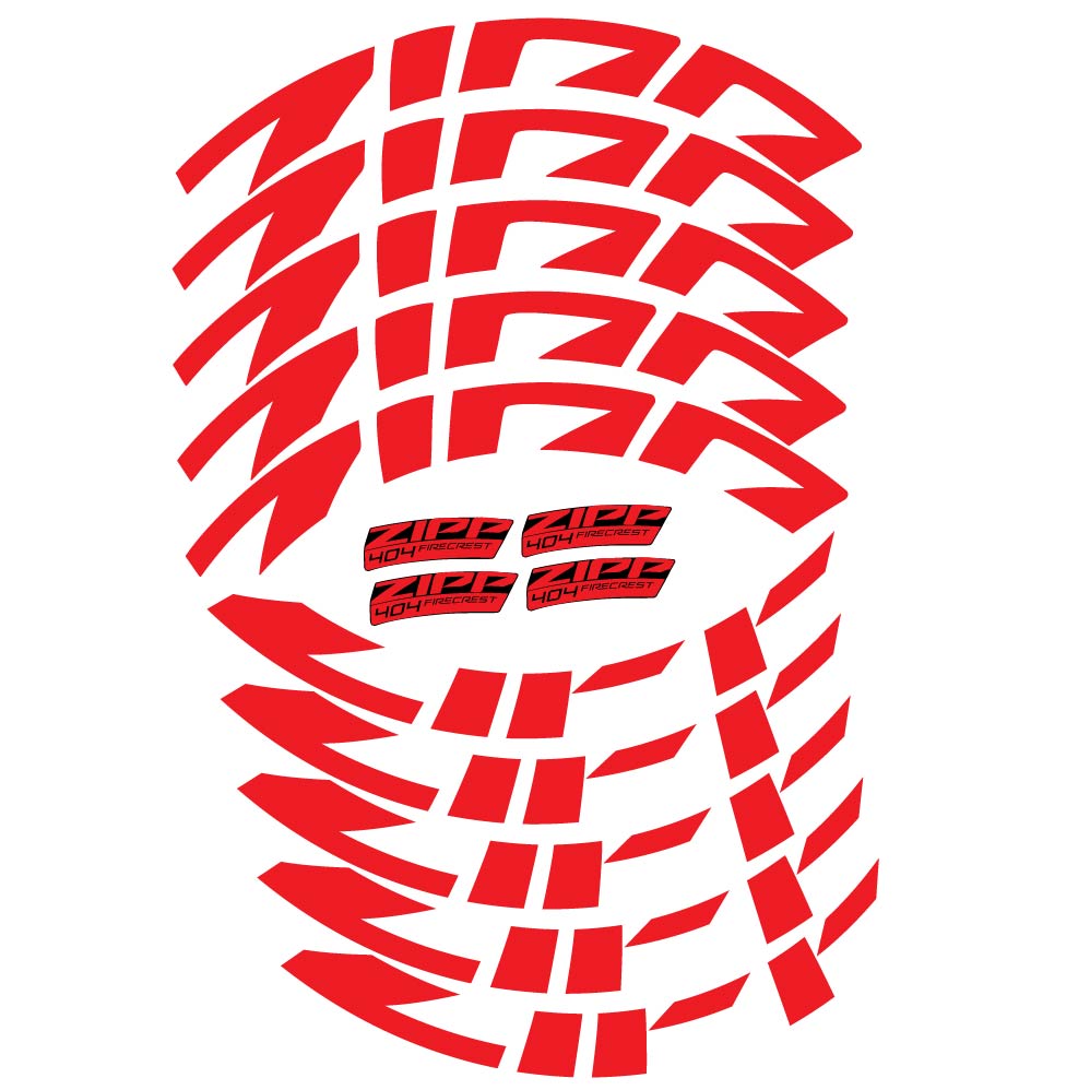 Stickers Zipp 404 FireCrest Disc 2022 compatibles Autocollants roues Route