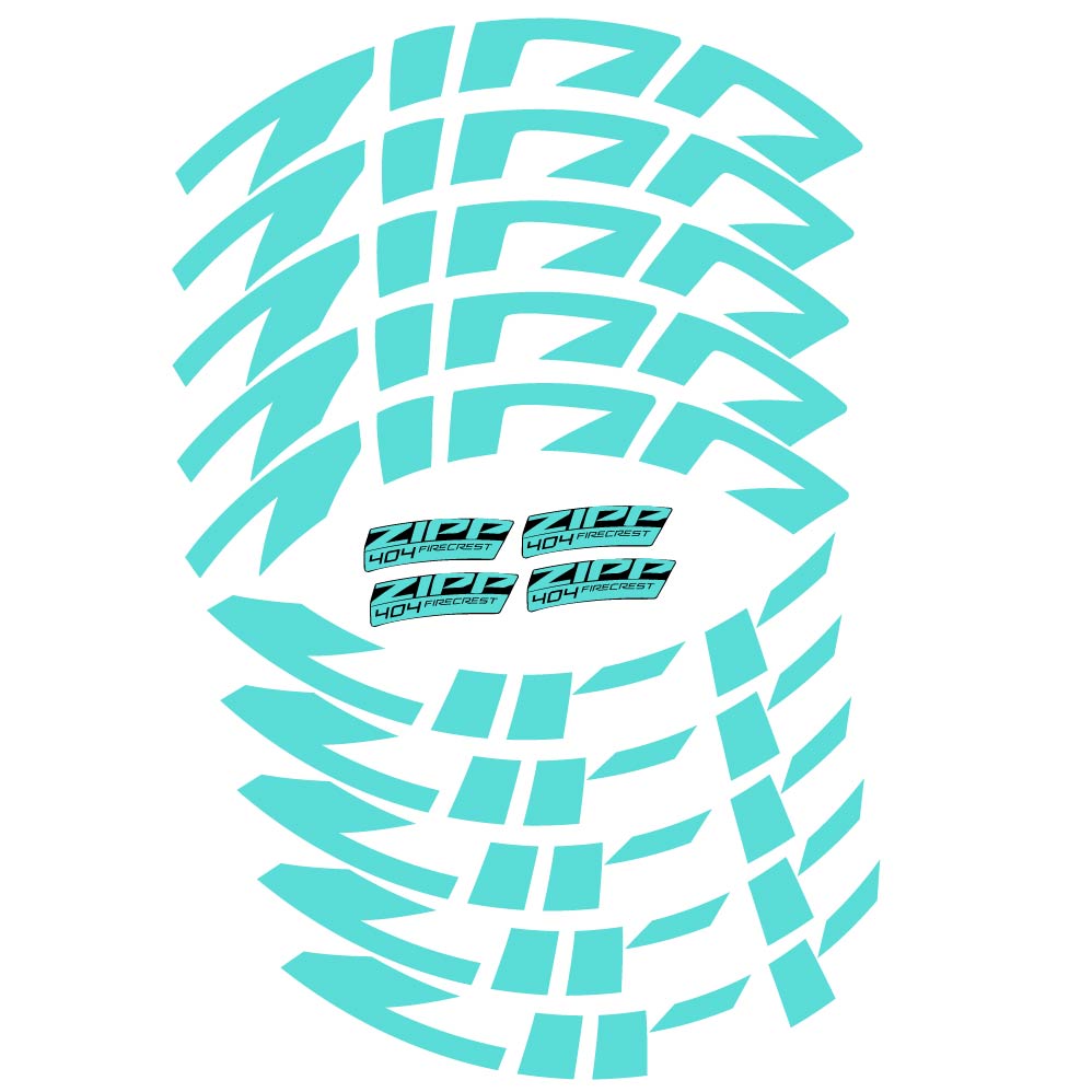 Stickers Zipp 404 FireCrest Disc 2022 compatibles Autocollants roues Route