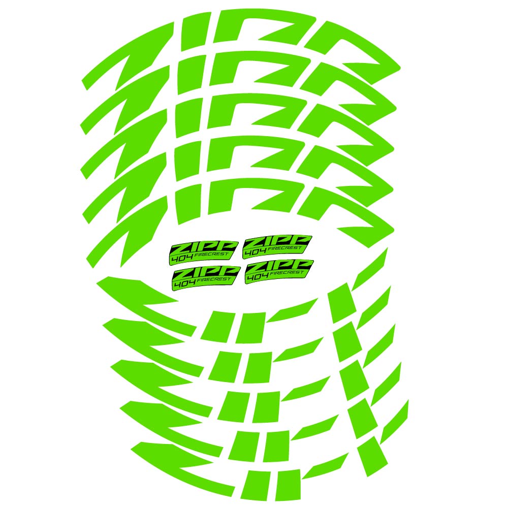 Stickers Zipp 404 FireCrest Disc 2022 compatibles Autocollants roues Route
