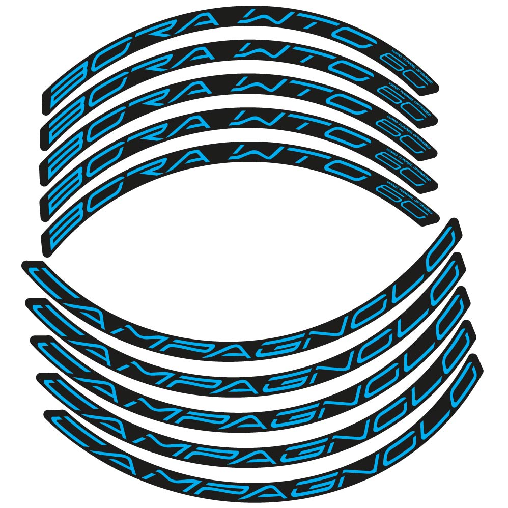 Stickers Campagnolo Bora WTO 60 compatibles Autocollants roues Route