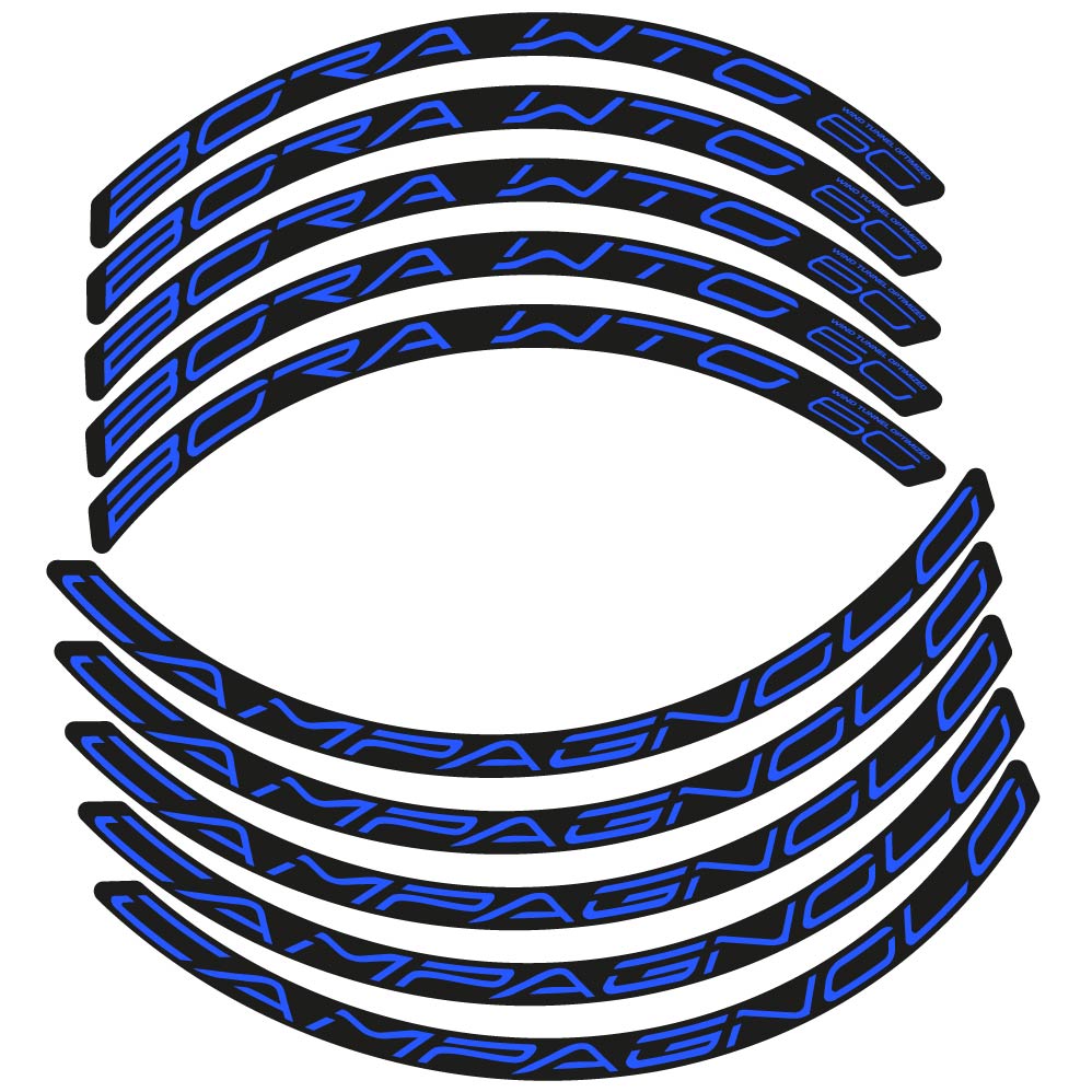 Stickers Campagnolo Bora WTO 60 compatibles Autocollants roues Route