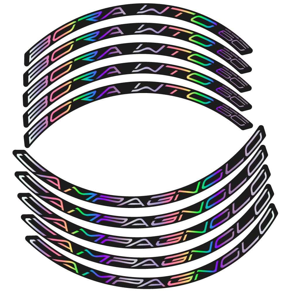 Stickers Campagnolo Bora WTO 60 compatibles Autocollants roues Route