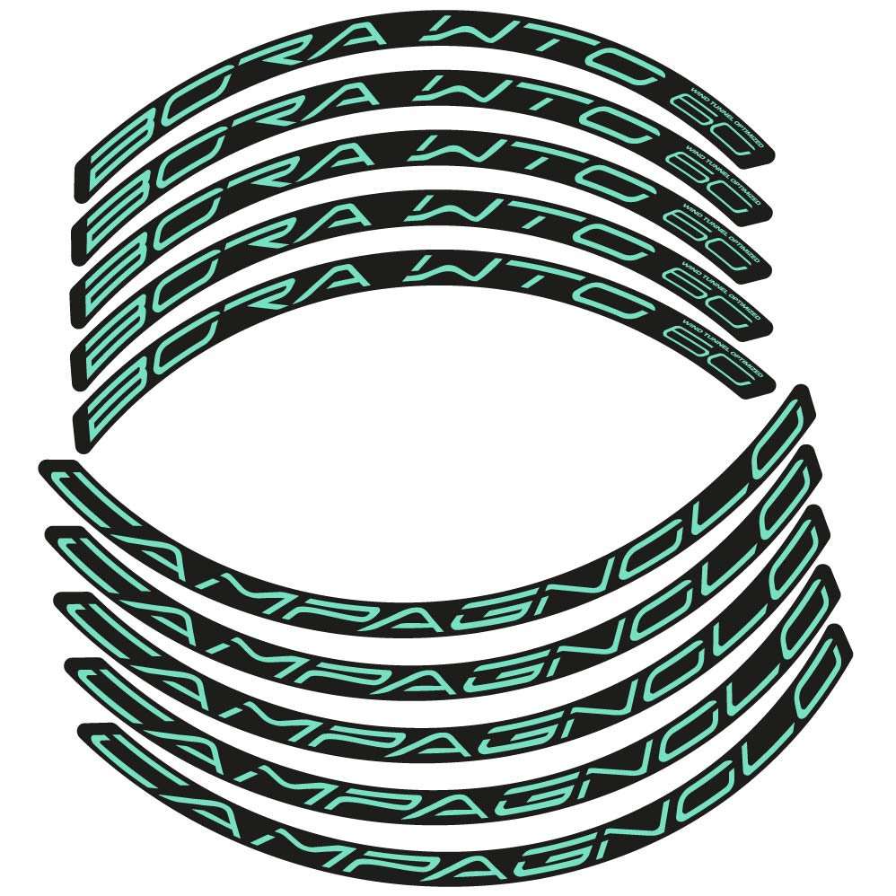 Stickers Campagnolo Bora WTO 60 compatibles Autocollants roues Route