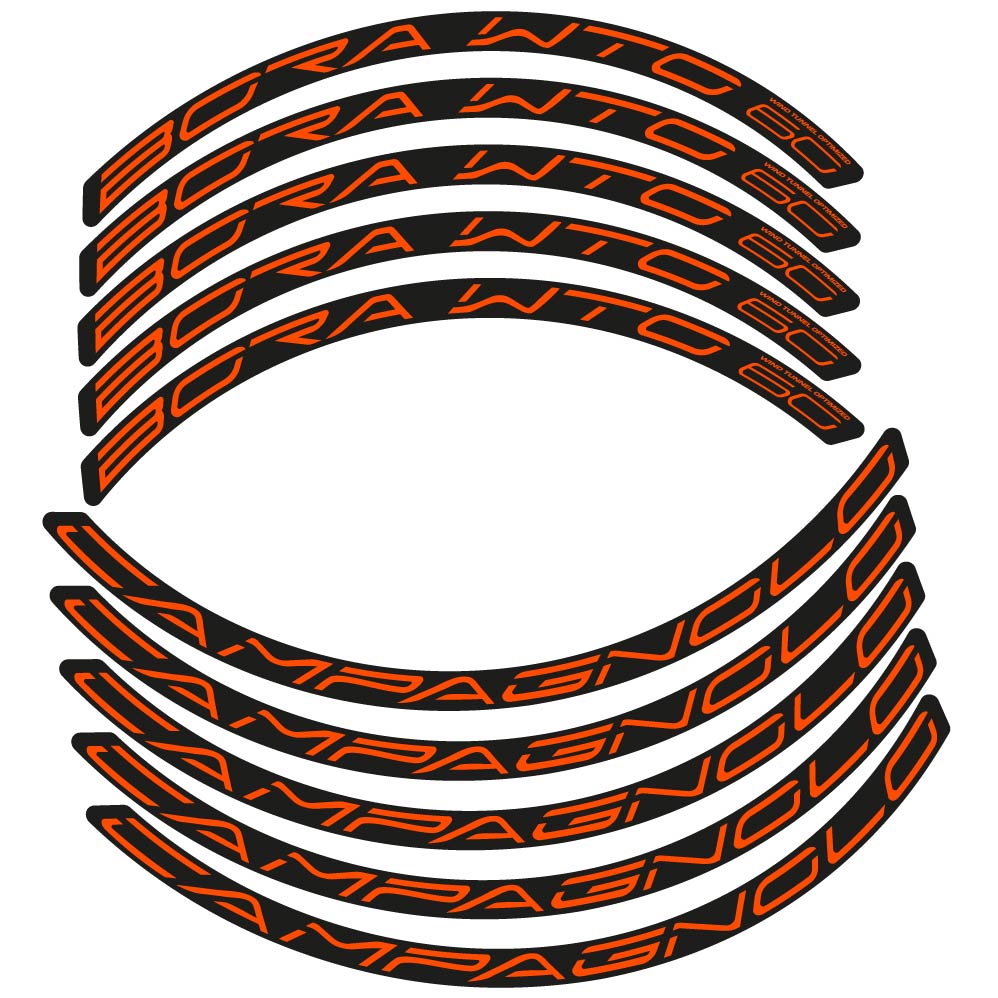 Stickers Campagnolo Bora WTO 60 compatibles Autocollants roues Route