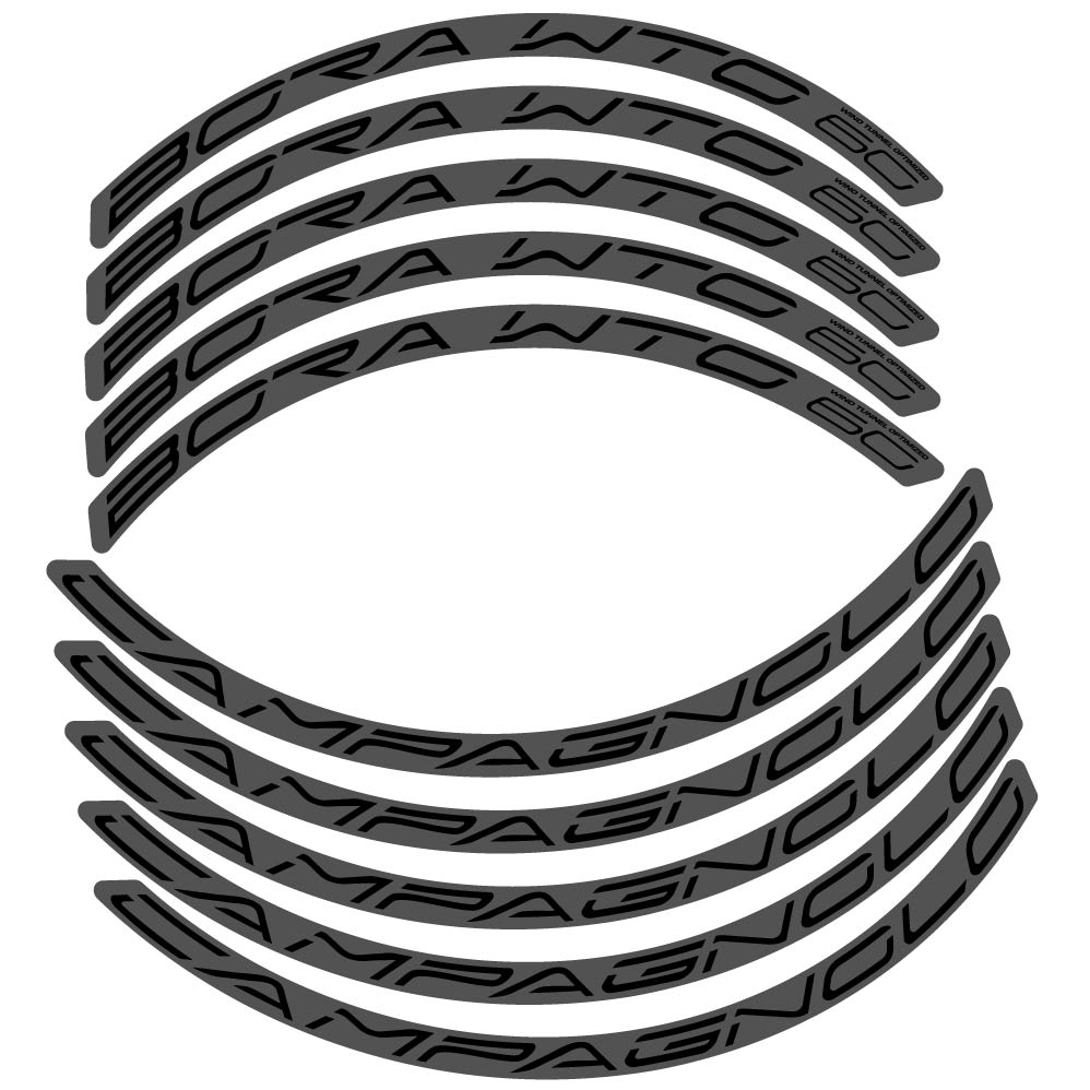 Stickers Campagnolo Bora WTO 60 compatibles Autocollants roues Route