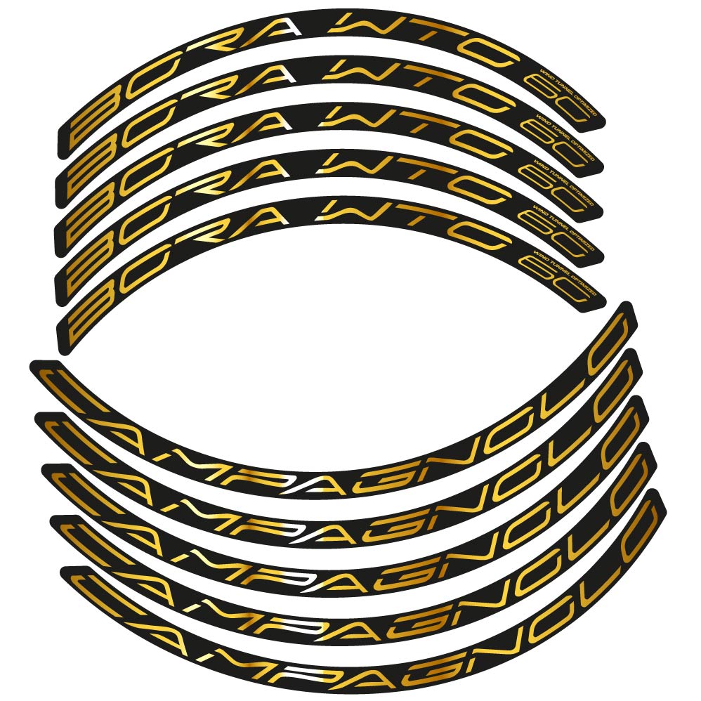 Stickers Campagnolo Bora WTO 60 compatibles Autocollants roues Route