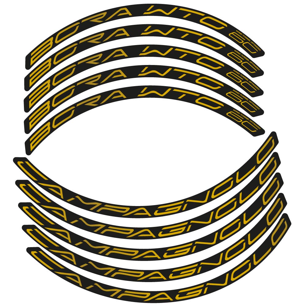 Stickers Campagnolo Bora WTO 60 compatibles Autocollants roues Route