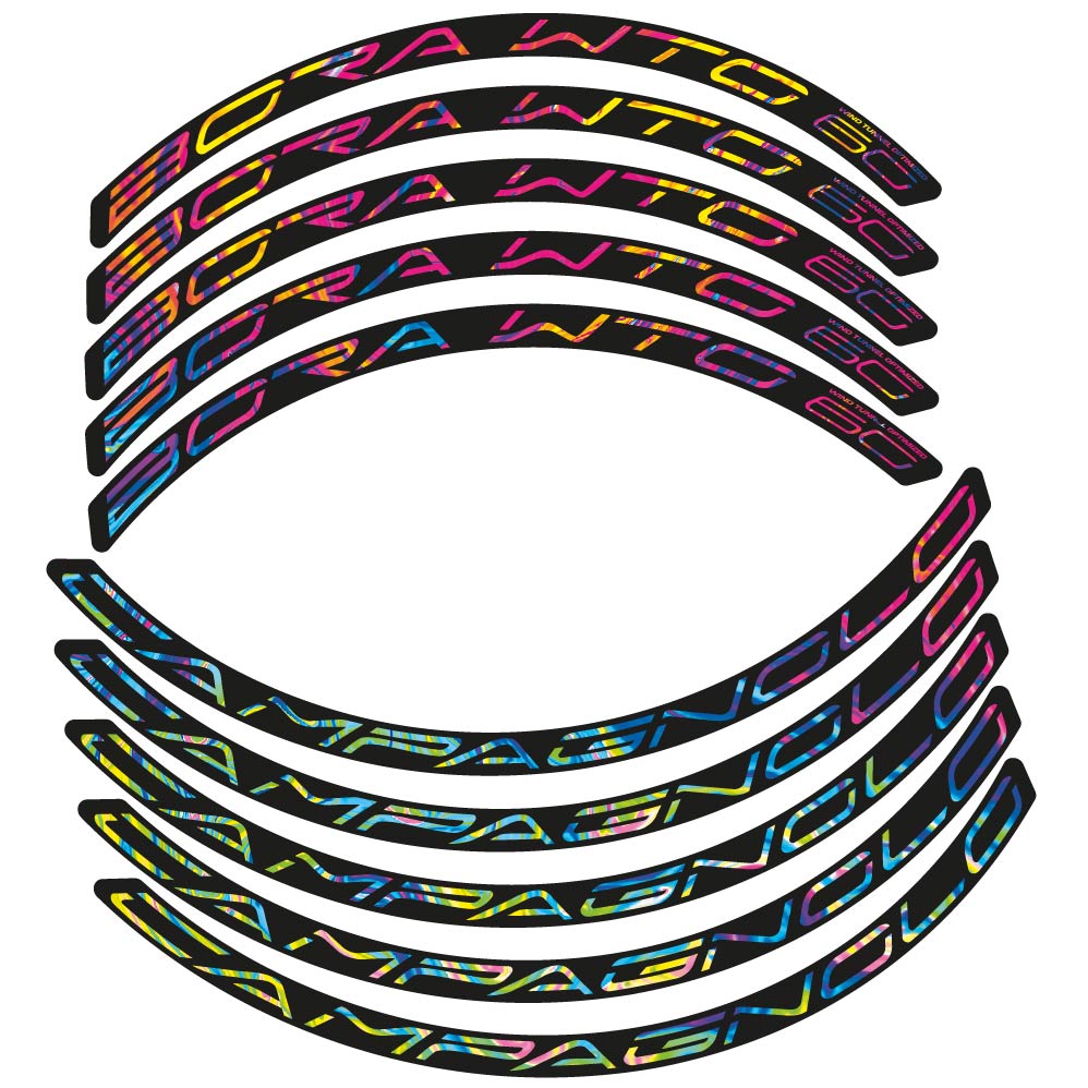 Stickers Campagnolo Bora WTO 60 compatibles Autocollants roues Route